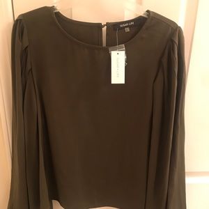 Olive Green Blouse
